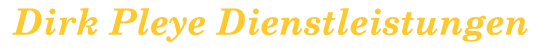 Pleye Dienstleistungen